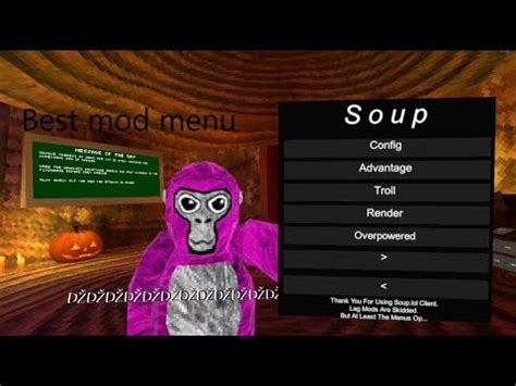 soup mod menu.